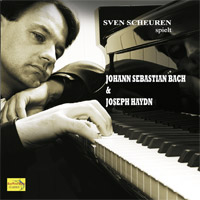 CD Cover Sven Scheuren spielt Johann Sebastian Bach und Joseph Haydn